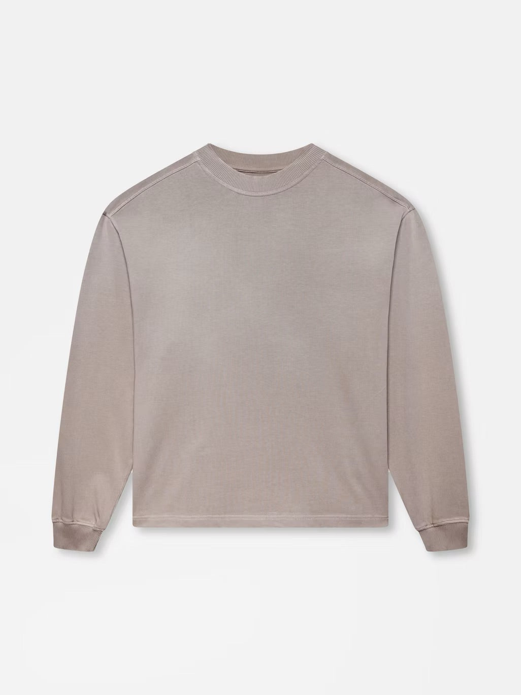 BLANK HEAVYWEIGHT FADE OUT LONGSLEEVE TEE MOCHA