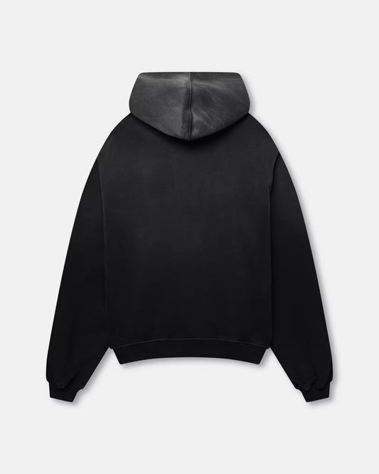 BLANK HEAVYWEIGHT FADE OUT HOODIE BLACK