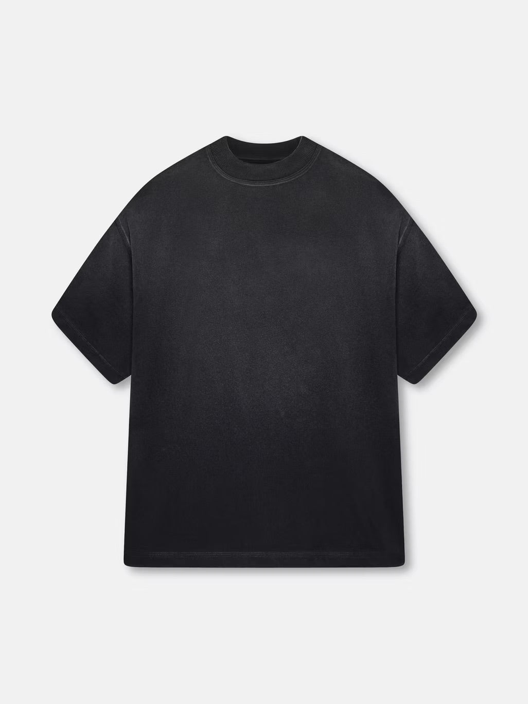 BLANK HEAVYWEIGHT FADE OUT TEE BLACK