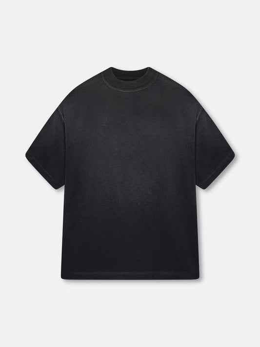 BLANK HEAVYWEIGHT FADE OUT TEE BLACK