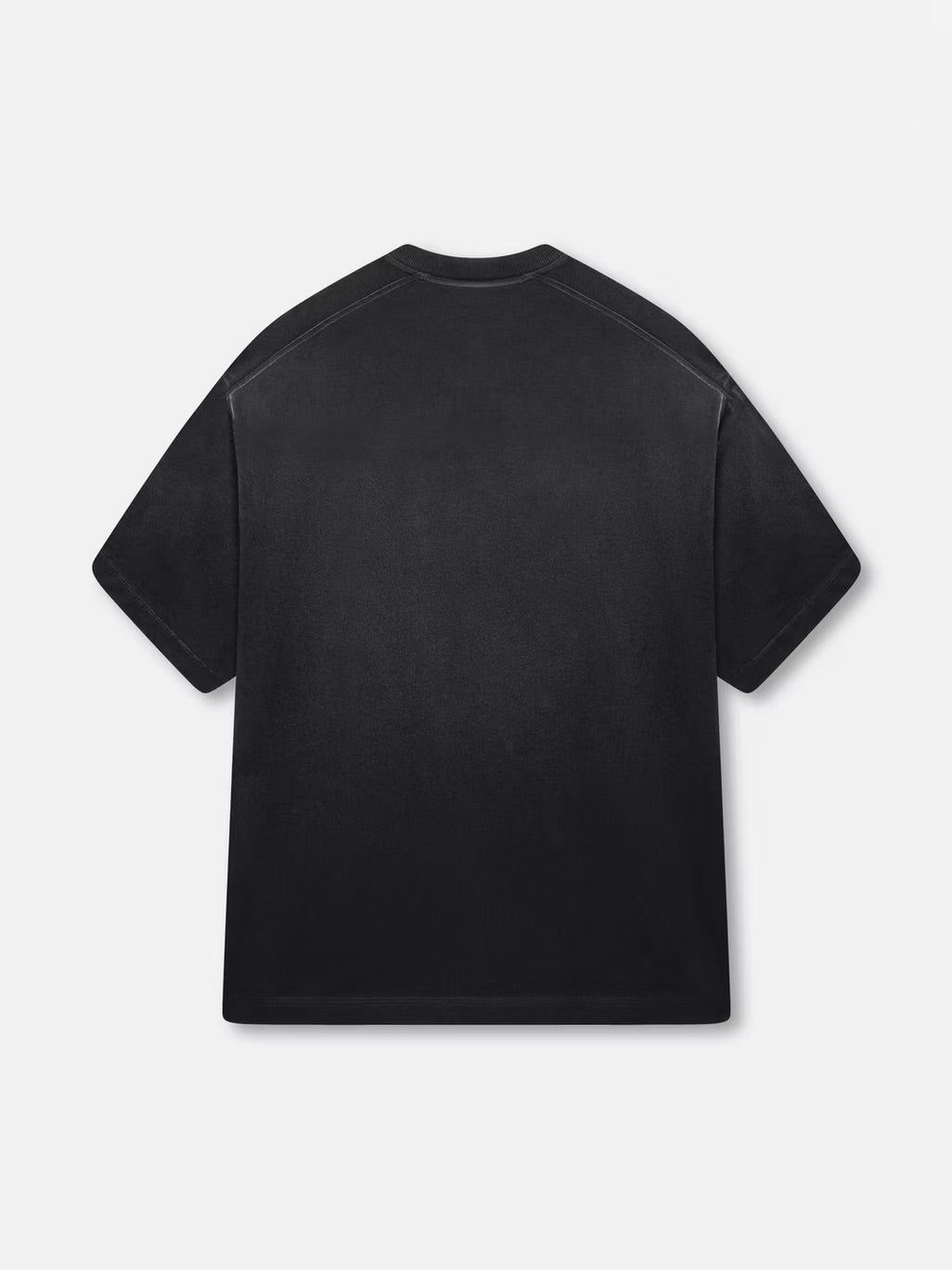 BLANK HEAVYWEIGHT FADE OUT TEE BLACK