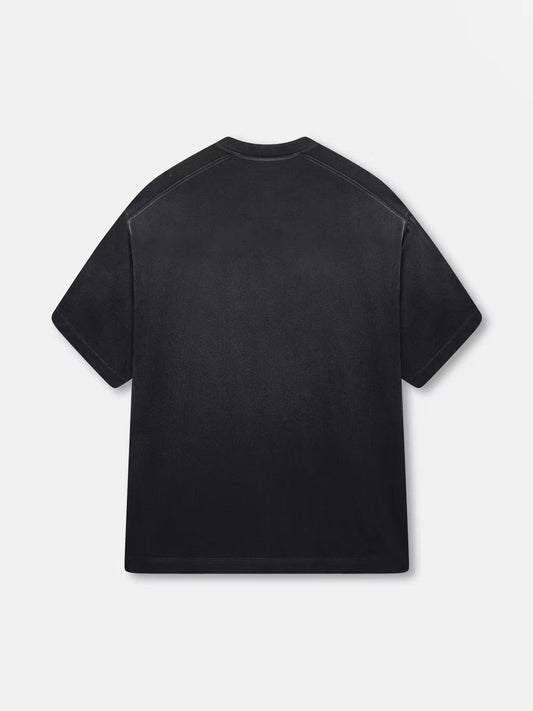 BLANK HEAVYWEIGHT FADE OUT TEE BLACK