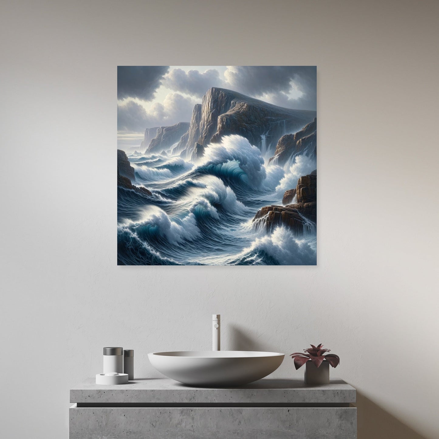 Ocean's Fury Canvas