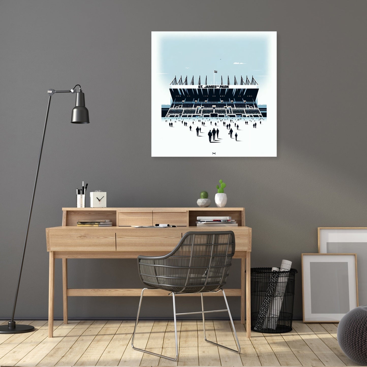 Newcastle St. James’ Park Anticipation Canvas