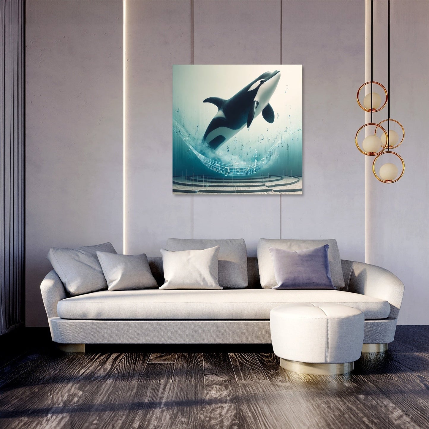 Orchestral Orca Canvas