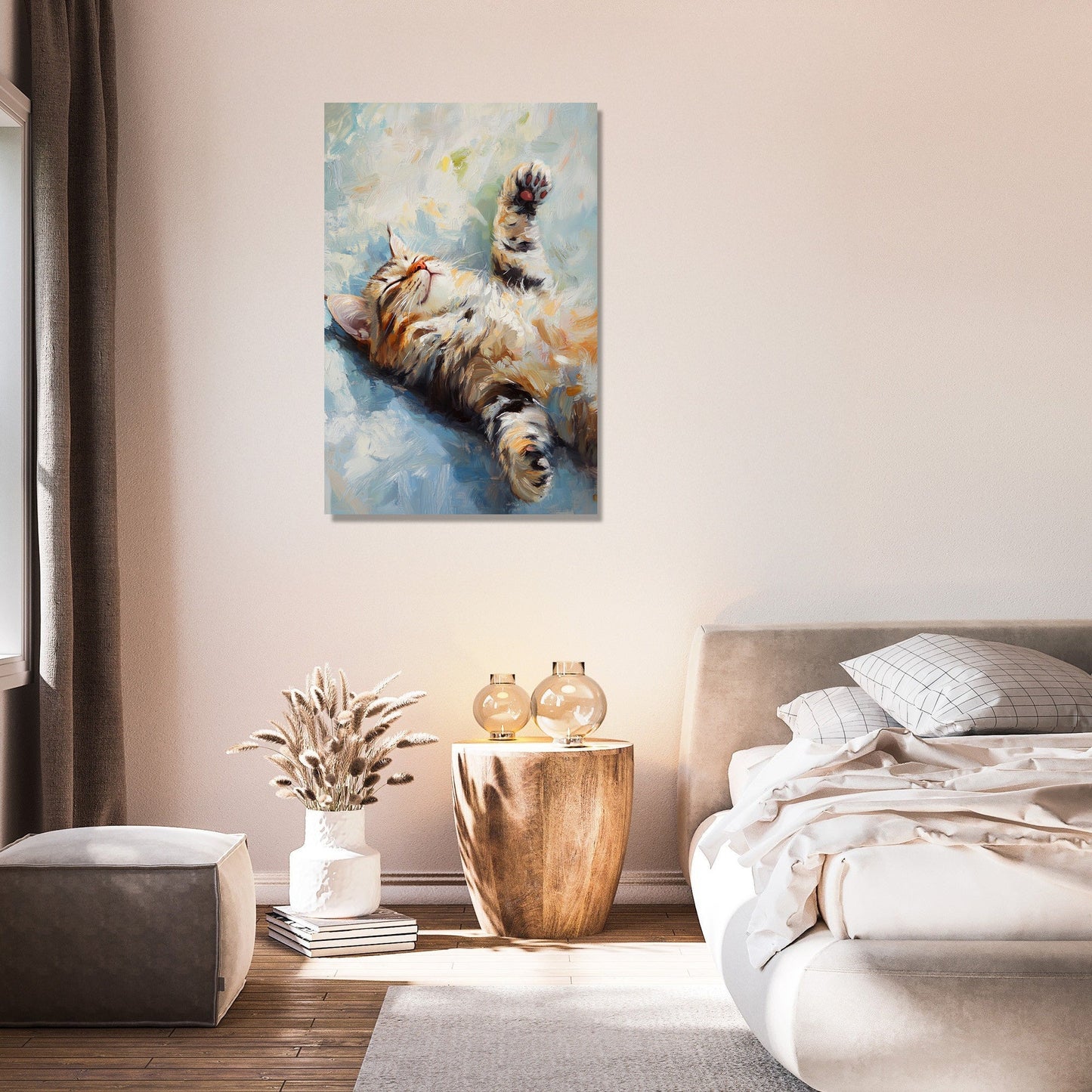 Catnap Stretch Canvas
