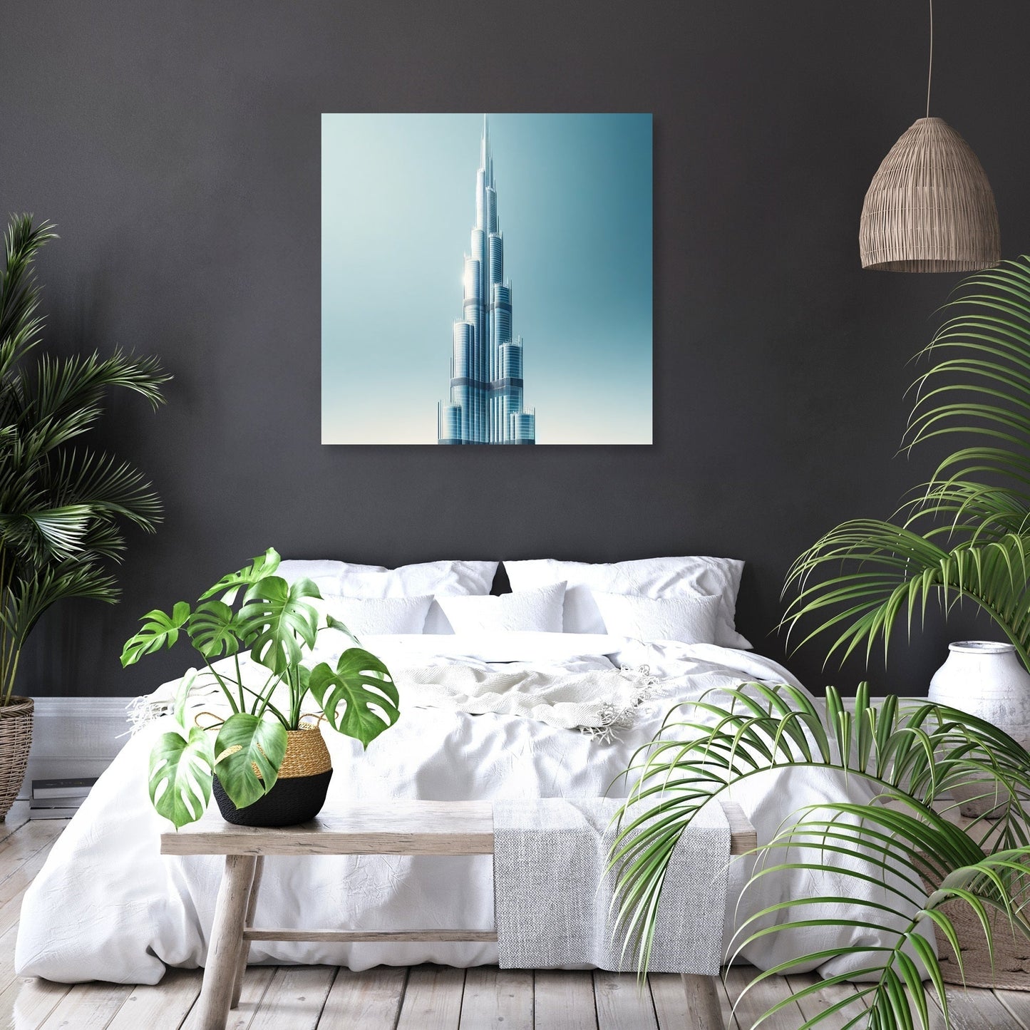 Modernist Majesty Canvas