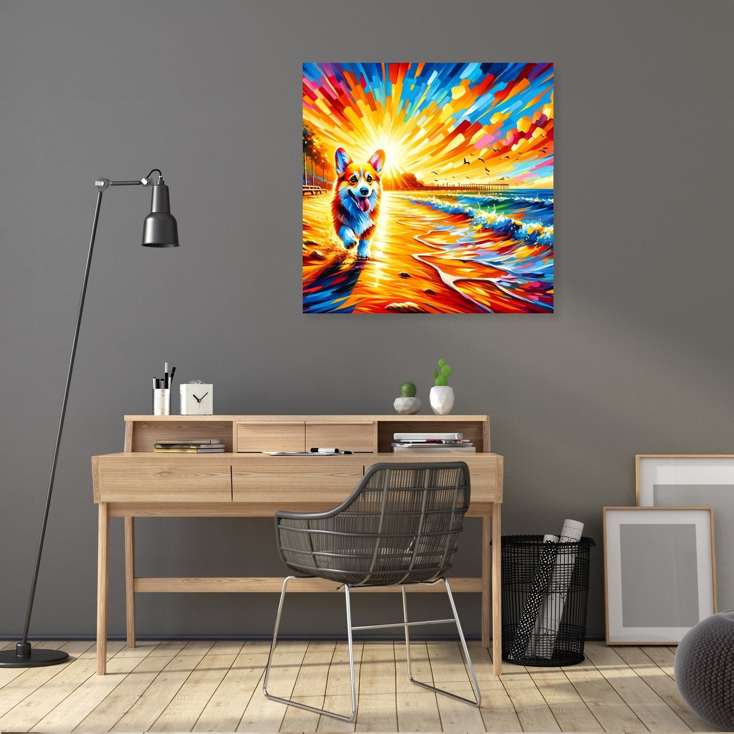Sunset Frolic Canvas