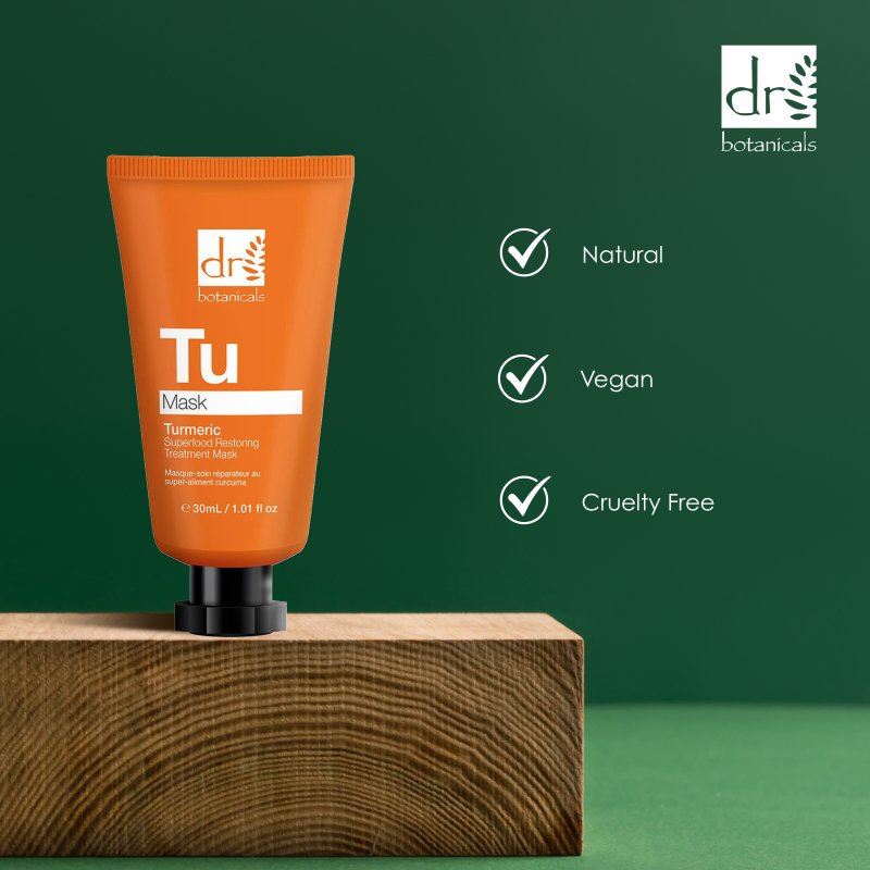 Turmeric Superfood Restoring Treatment Mask 30ml - Powder Formula