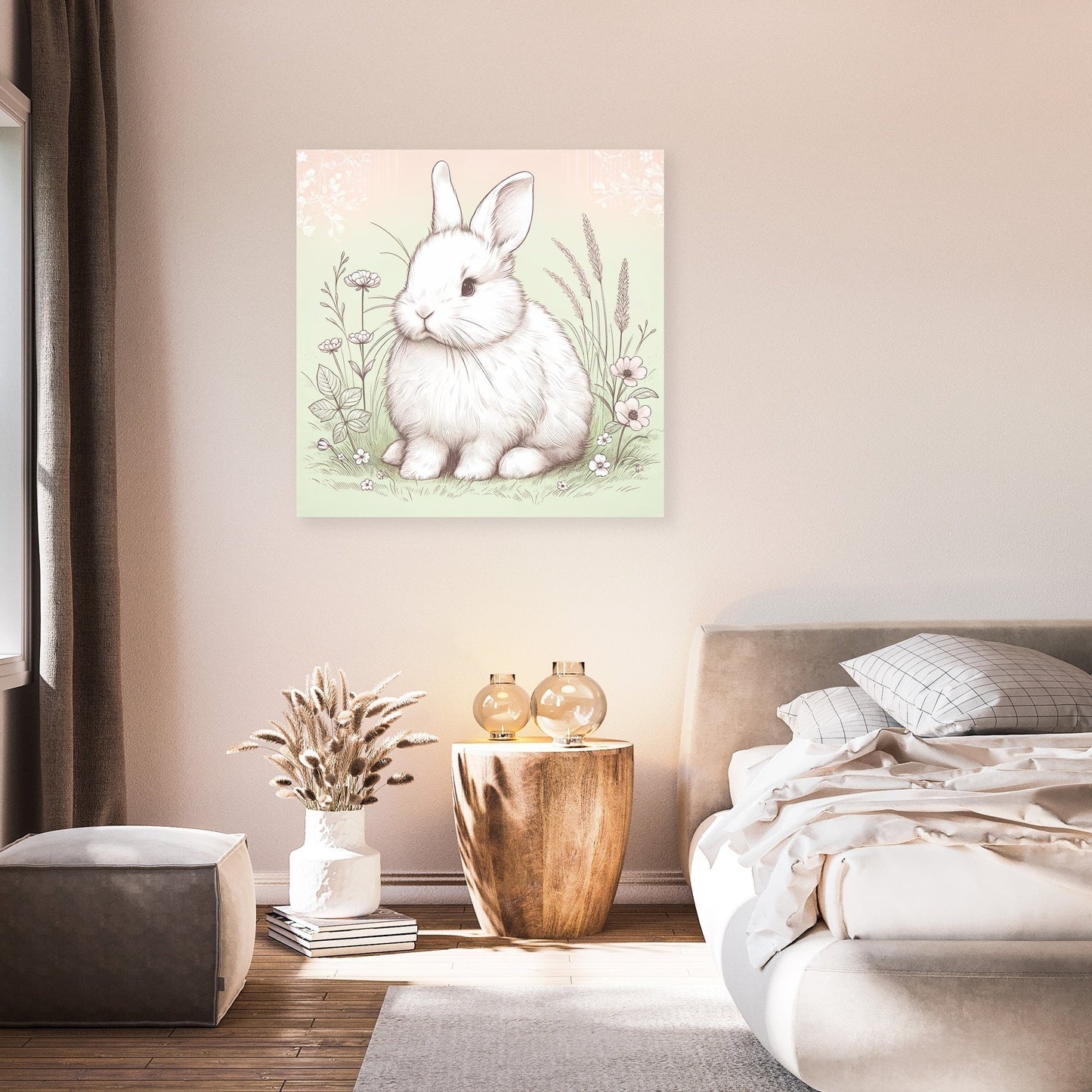 Meadow Rabbit Canvas