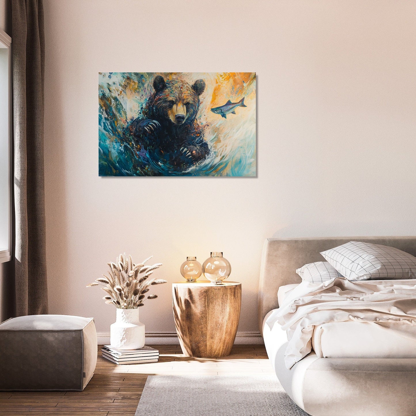 Serengeti Bear Canvas