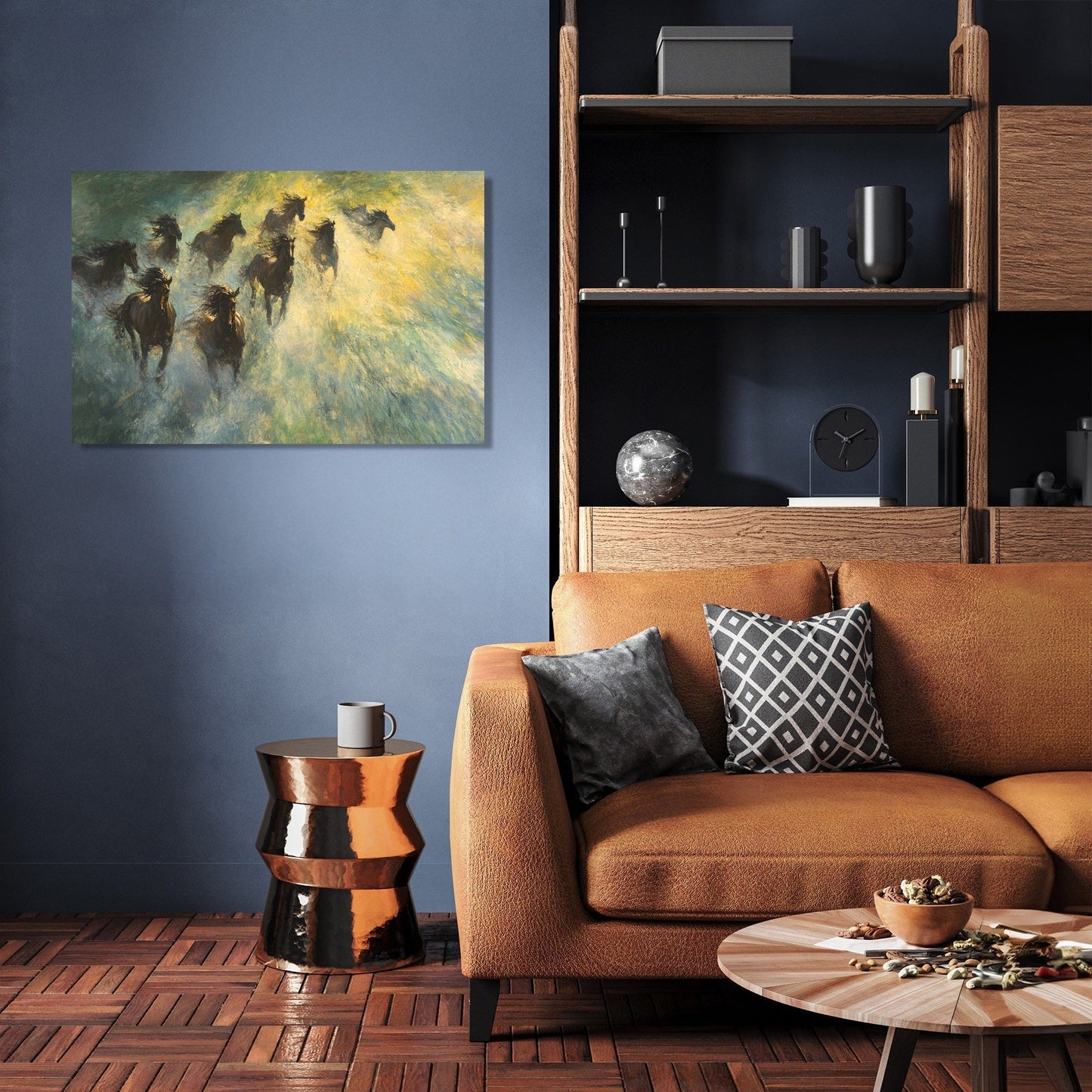 Galloping Horses Canvas