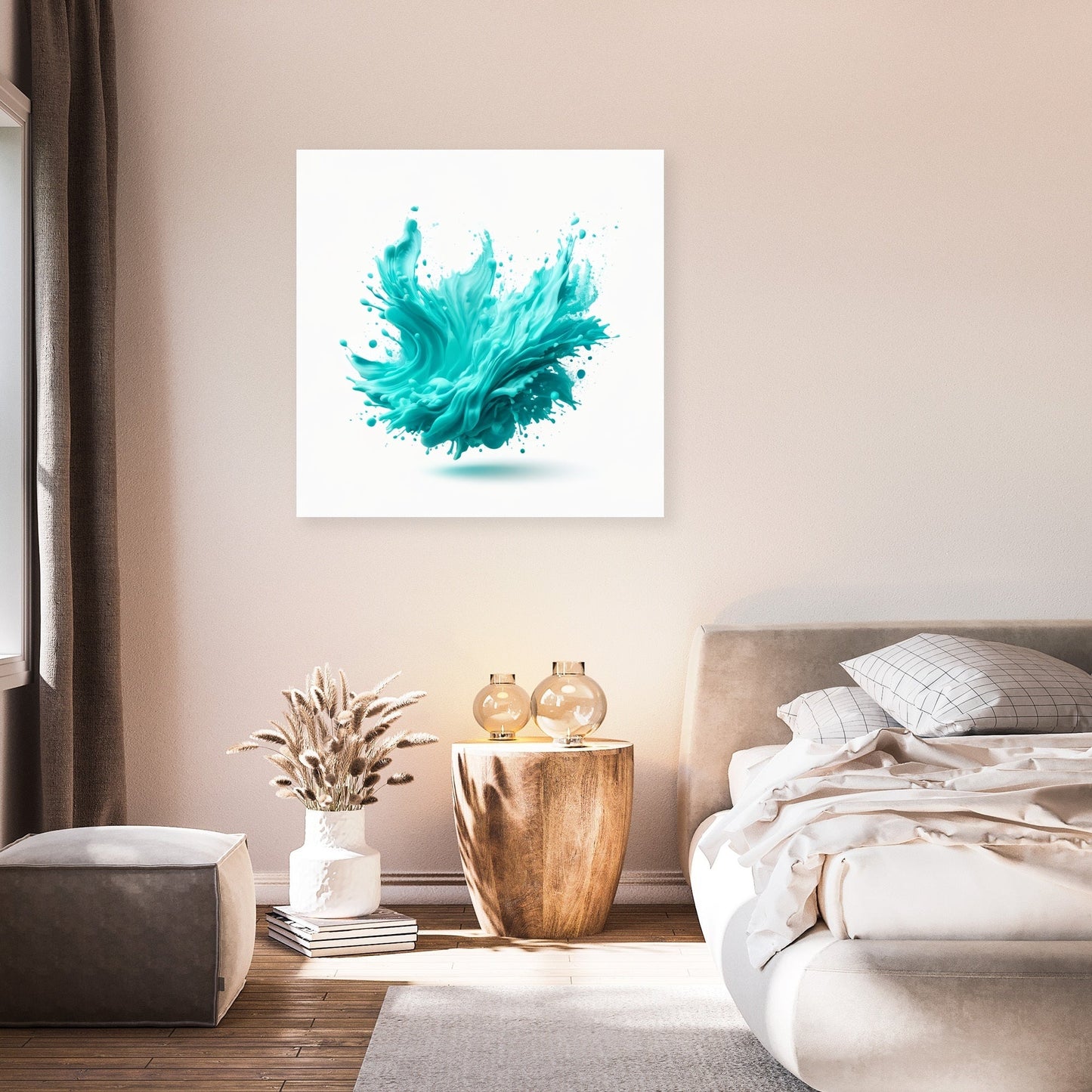 Turquoise Clarity Canvas