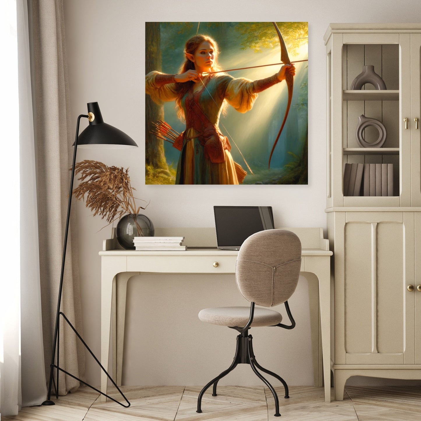 Forest Archer Elf Canvas