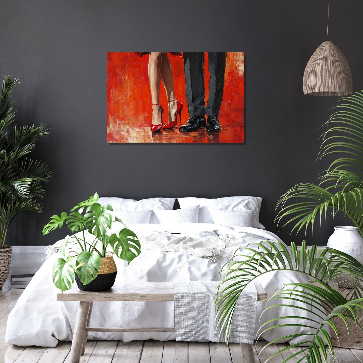 Enigma of Footfalls Canvas