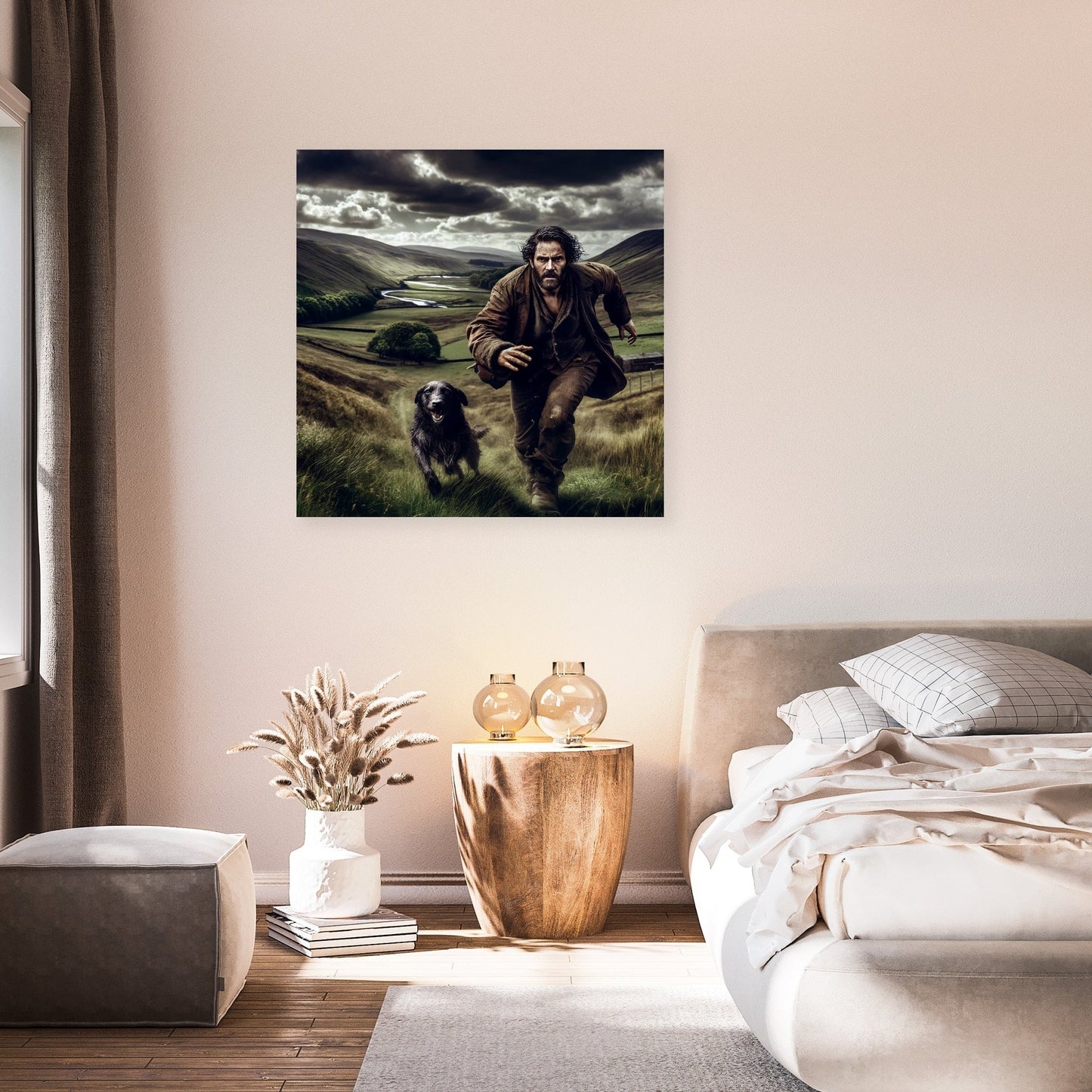 Fugitive's Flight Canvas