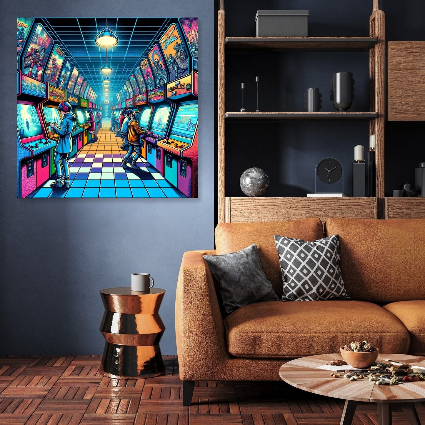 Future Play Arcade Canvas