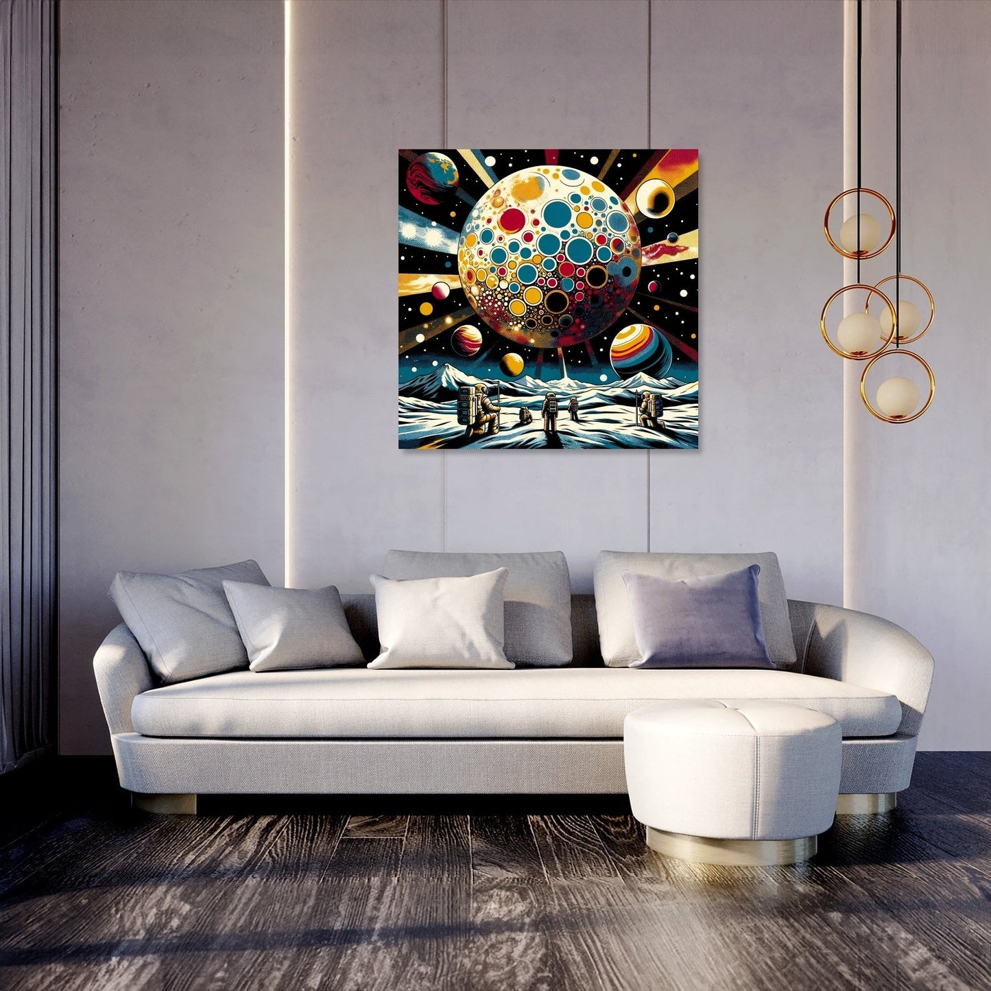 Cosmic Pop Exploration Canvas