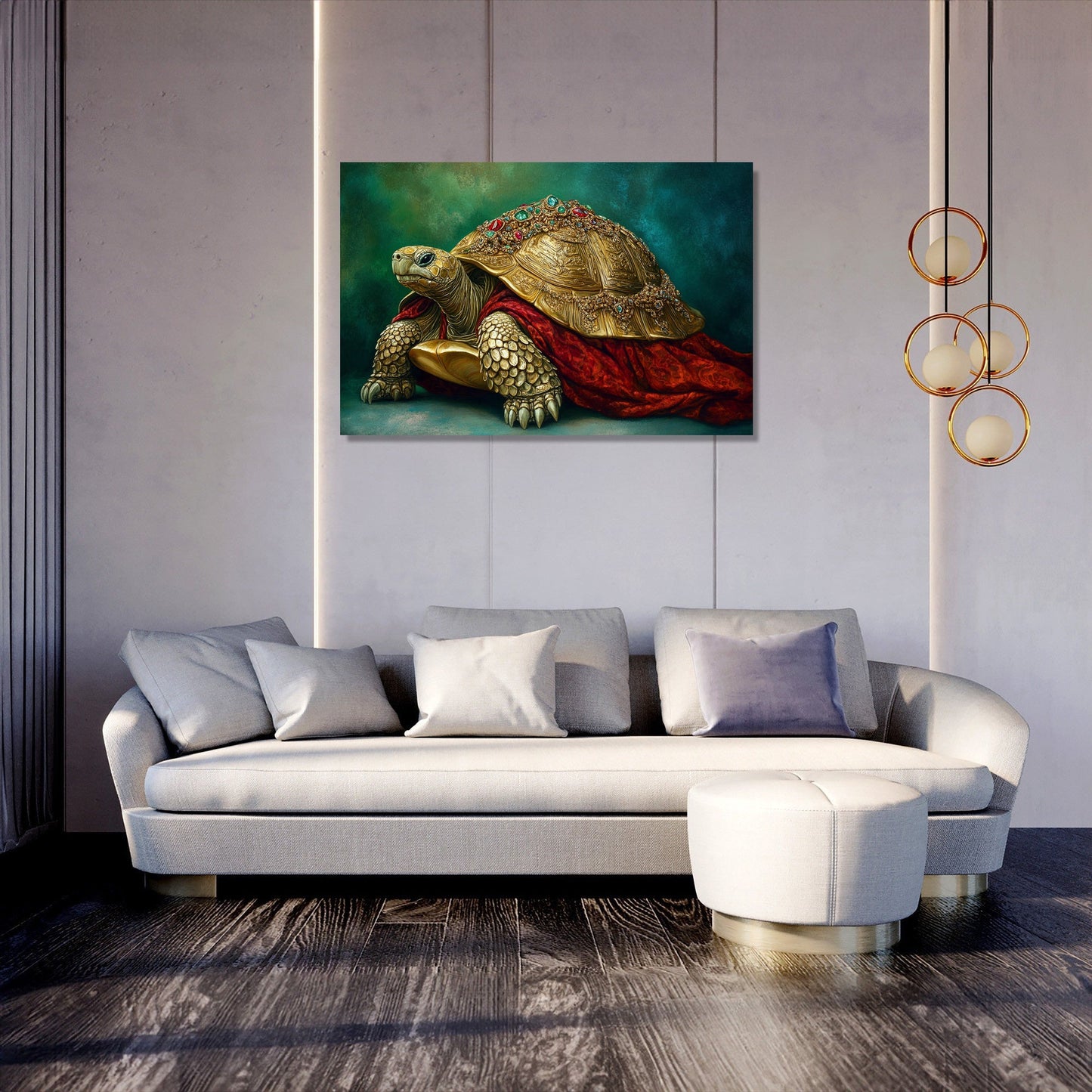 Royal Tortoise Canvas