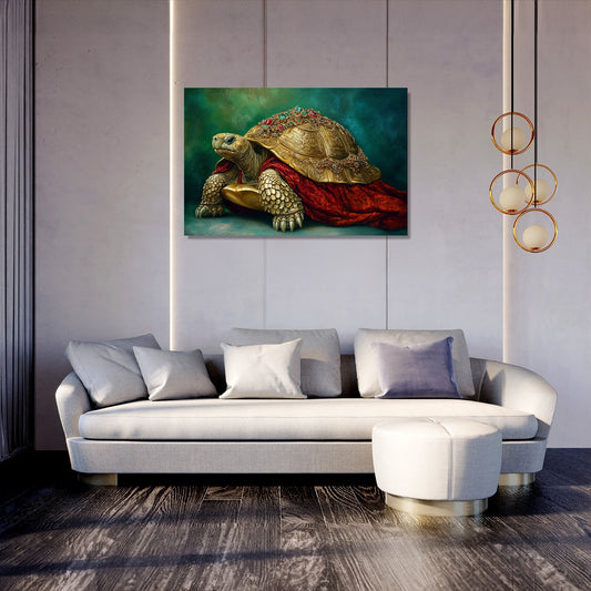 Royal Tortoise Canvas