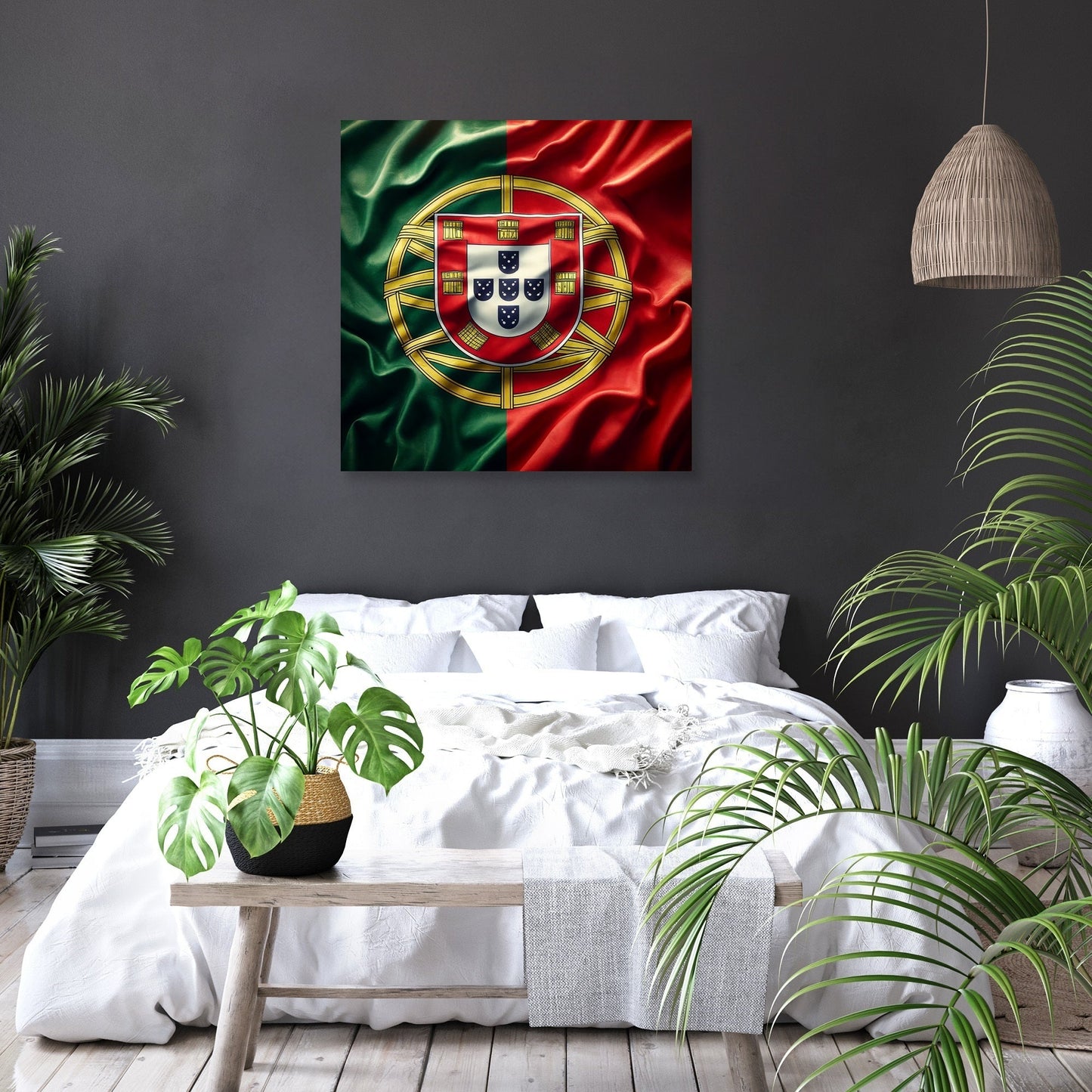 Portugal Flag Canvas