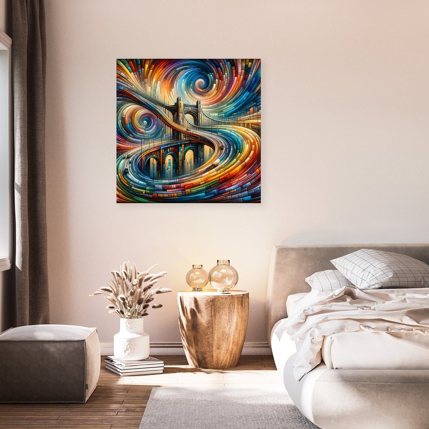 Timeless Bridge Spectrum Canvas