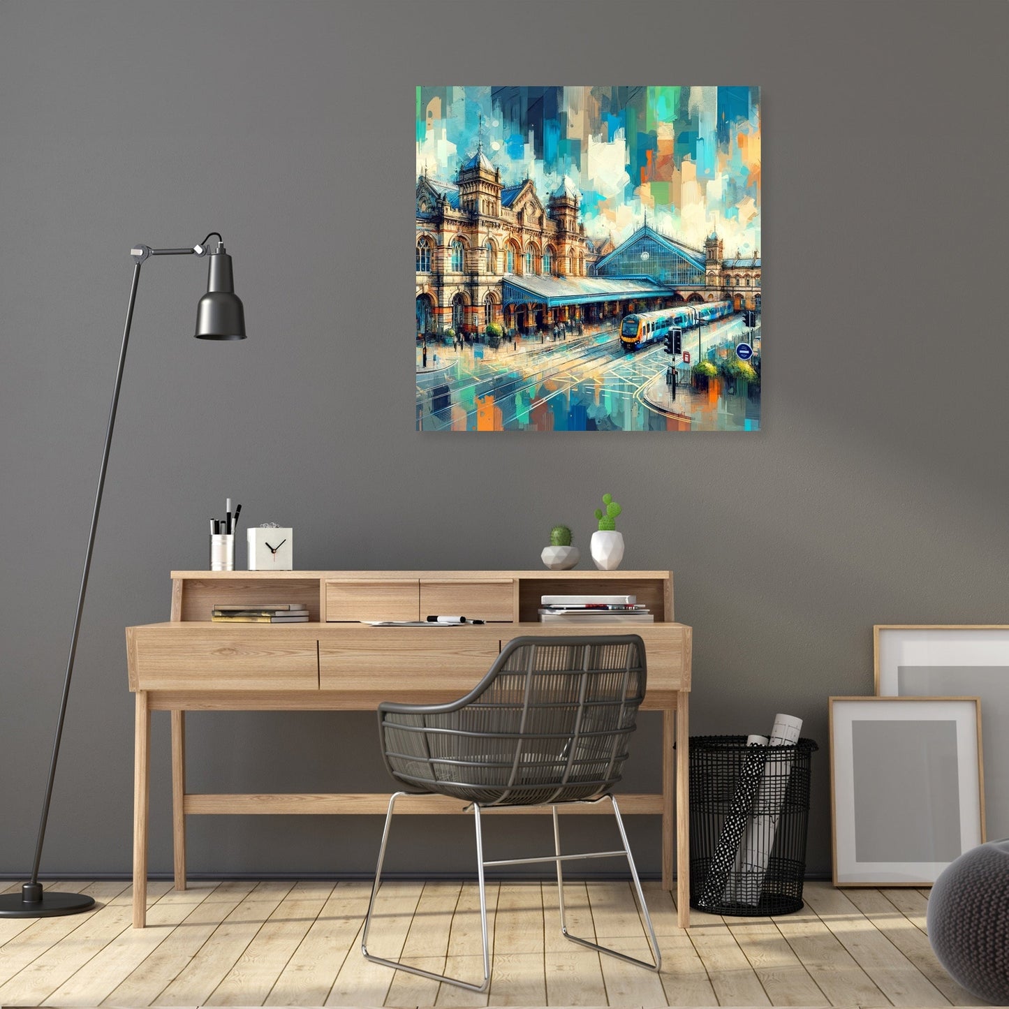 Bristol Station Impressions Canvas