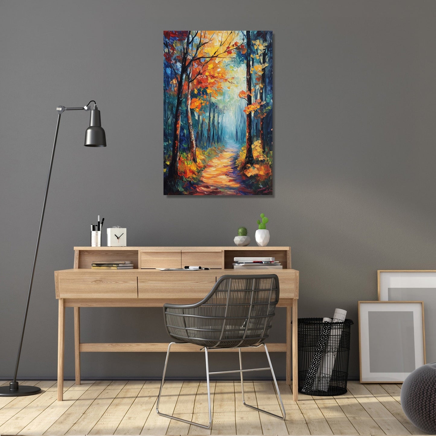 Enchanted Woodland Path Canvas