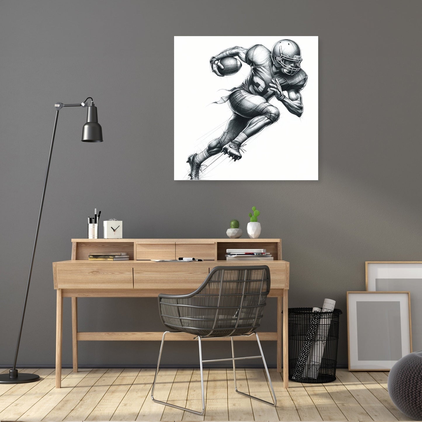 Agile Football Sketch Canvas
