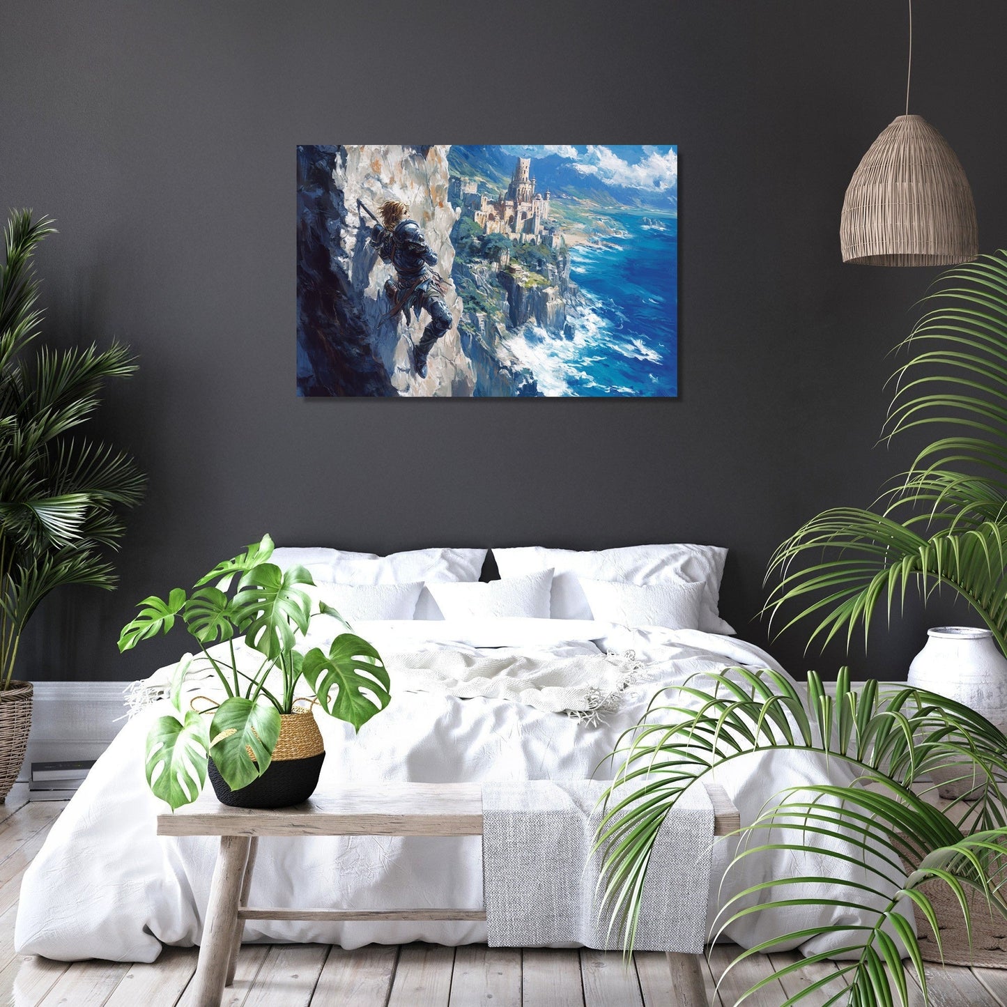 Hero's Ascent Temple Canvas