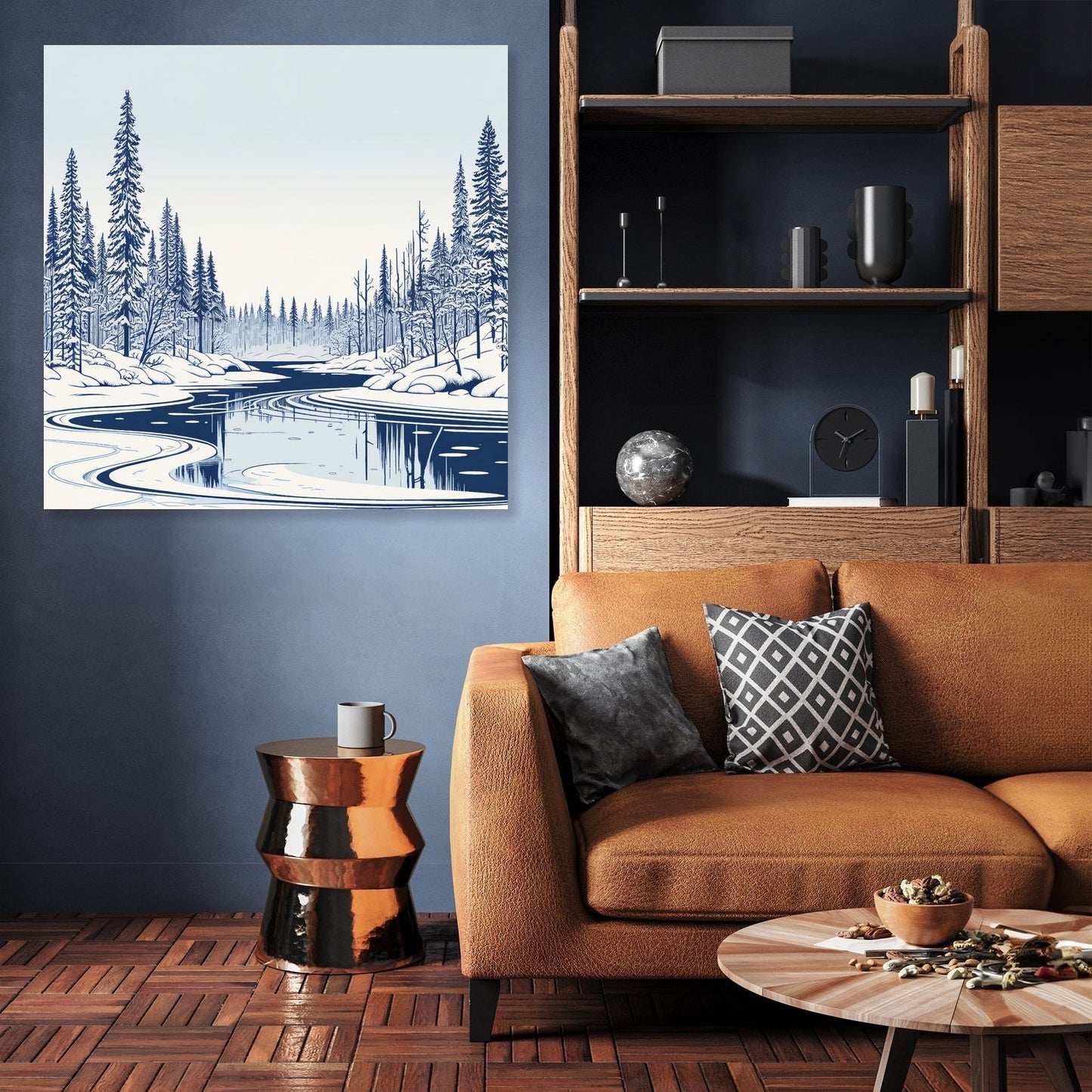 Lapland Winter Serenity Canvas