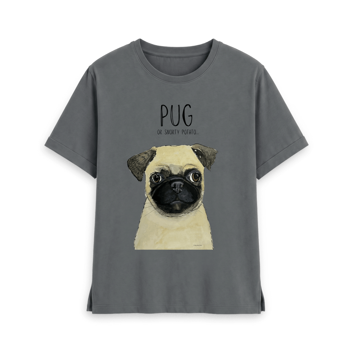 Pug Women's Relaxed Fit T Shirt