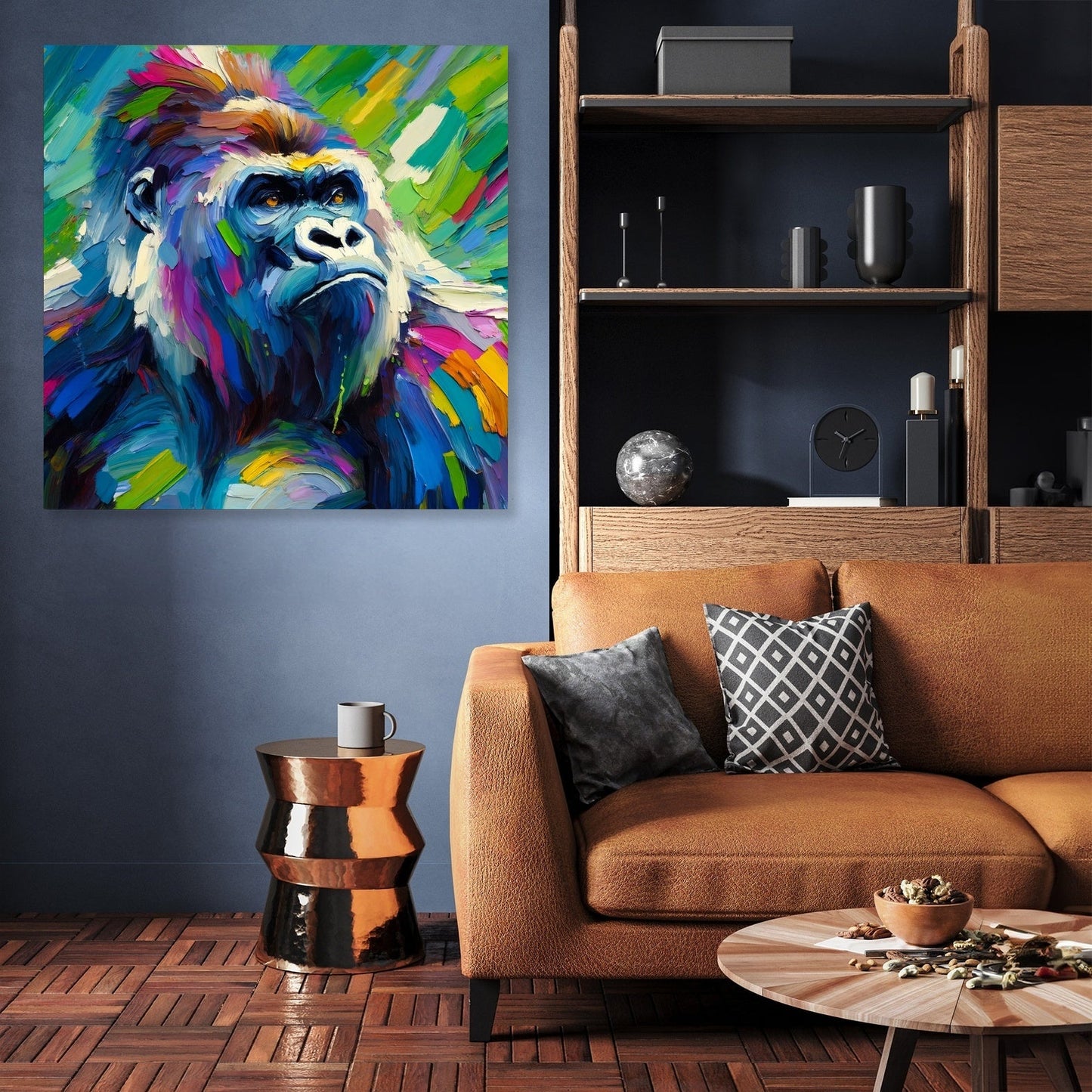Vivid Gorilla Canvas