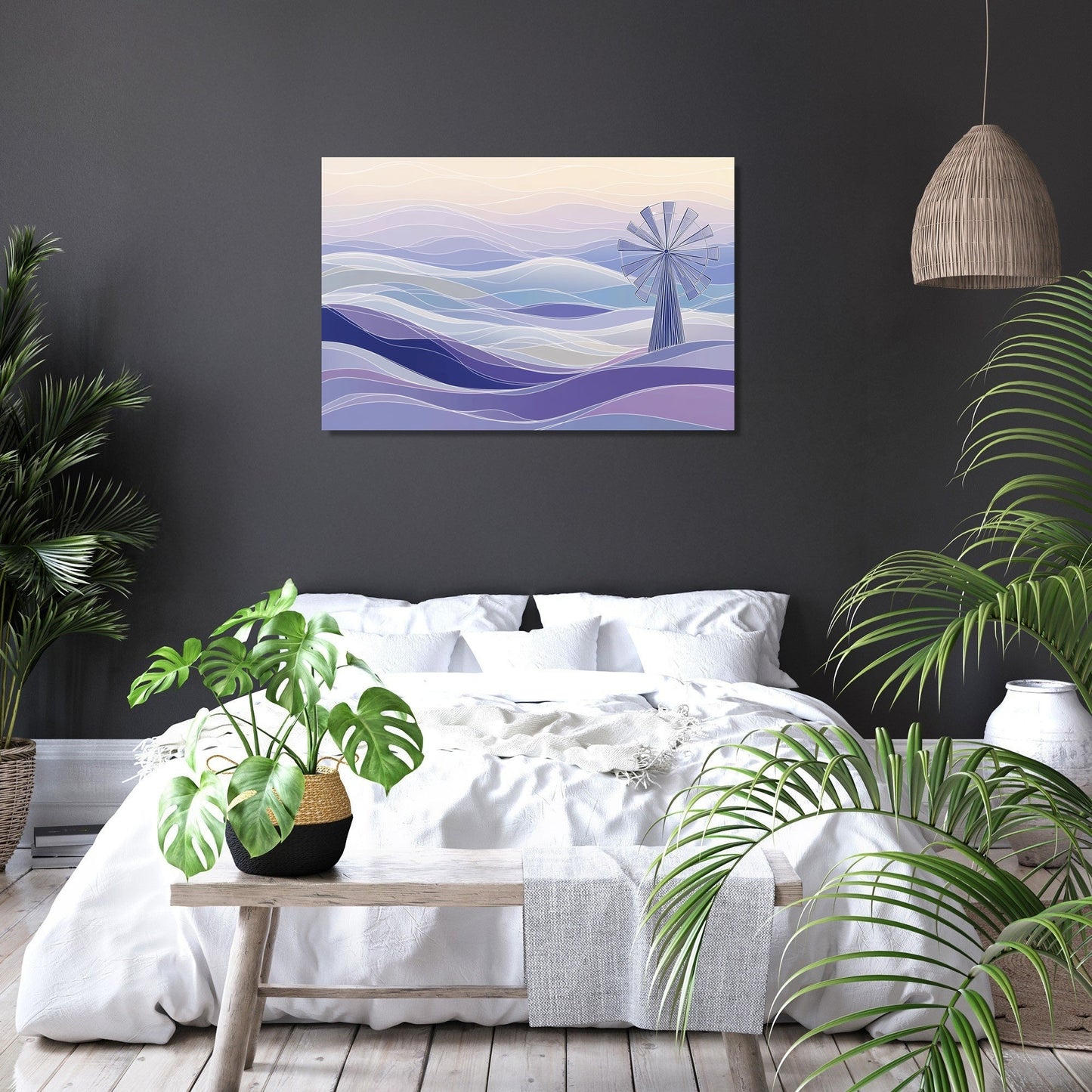 Windmill Harmony Canvas