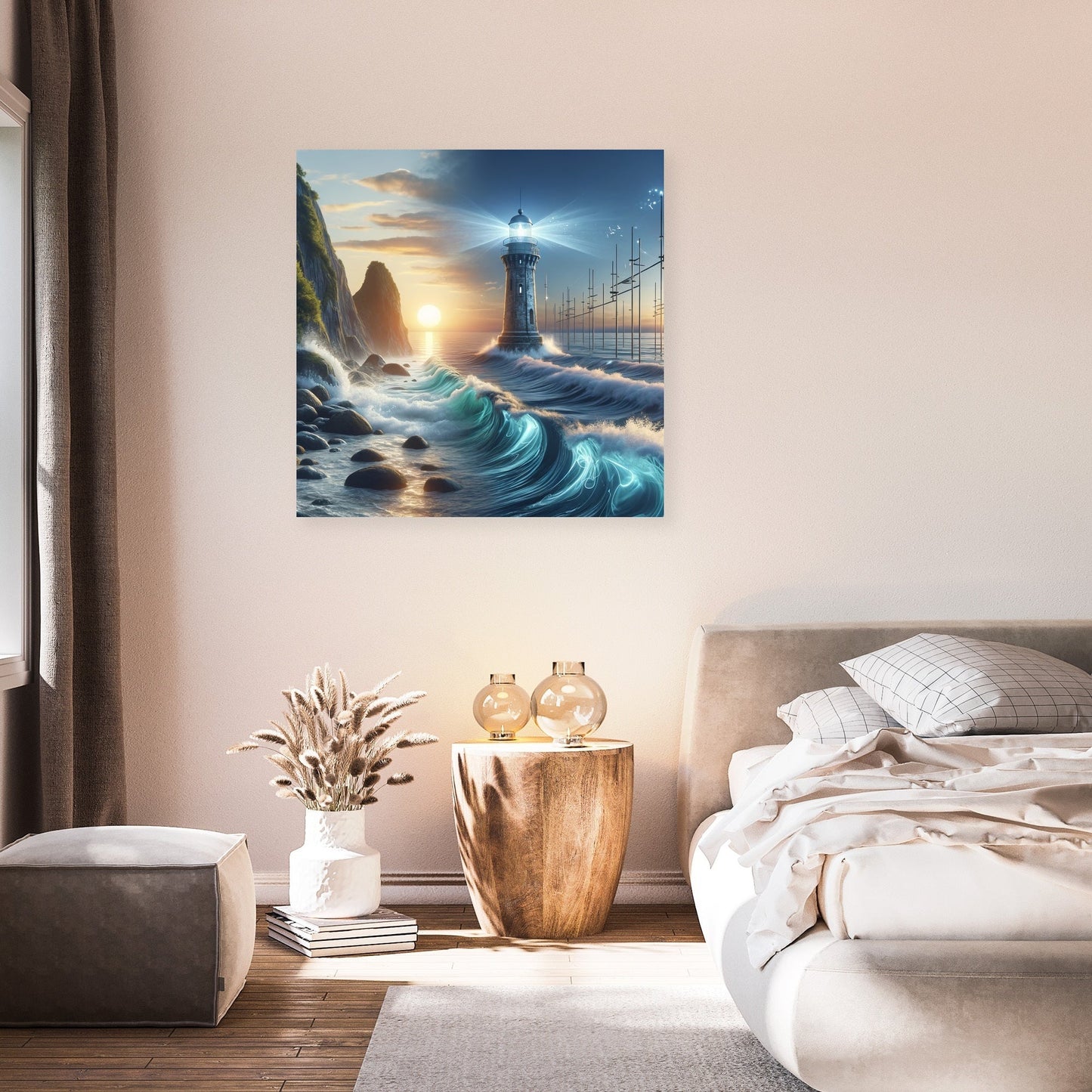 Serenity Shores Beacon Canvas