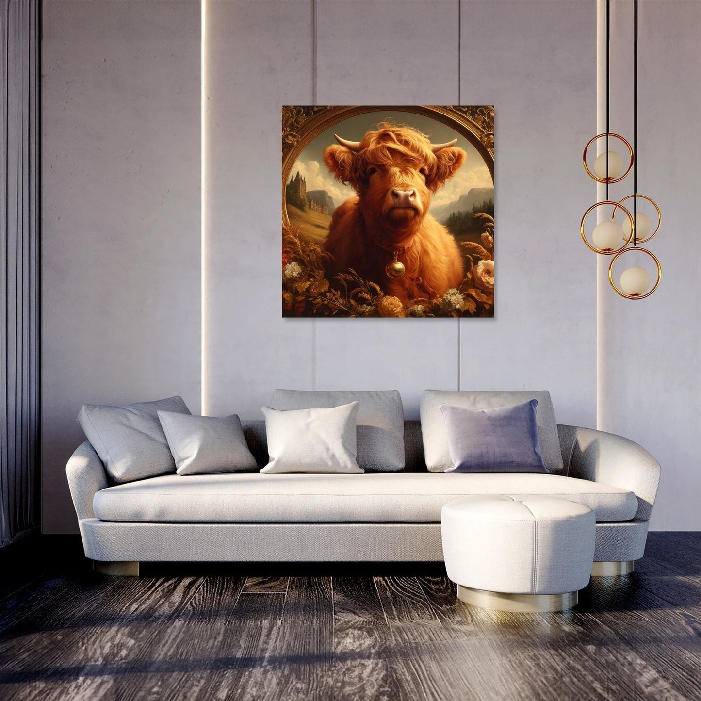 Victorian Highland Grace Canvas