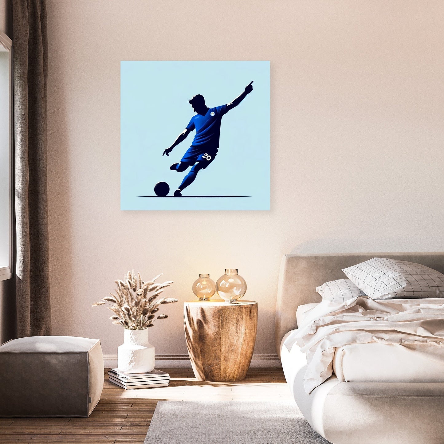 Royal Blue Strike Canvas