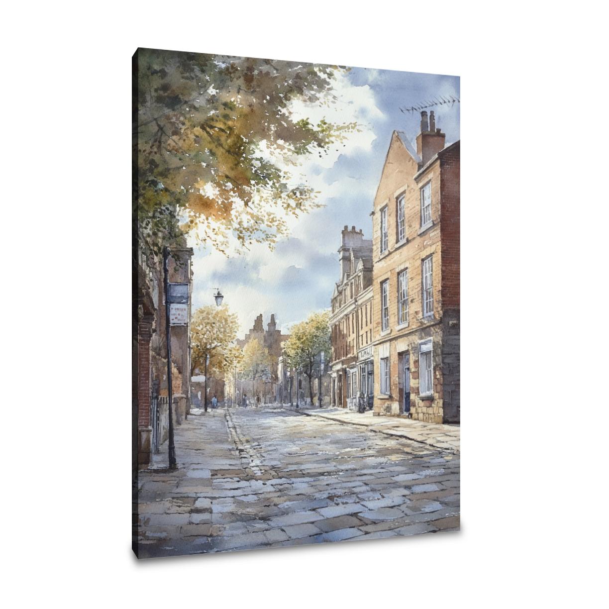 Chorlton Street Afternoon Canvas