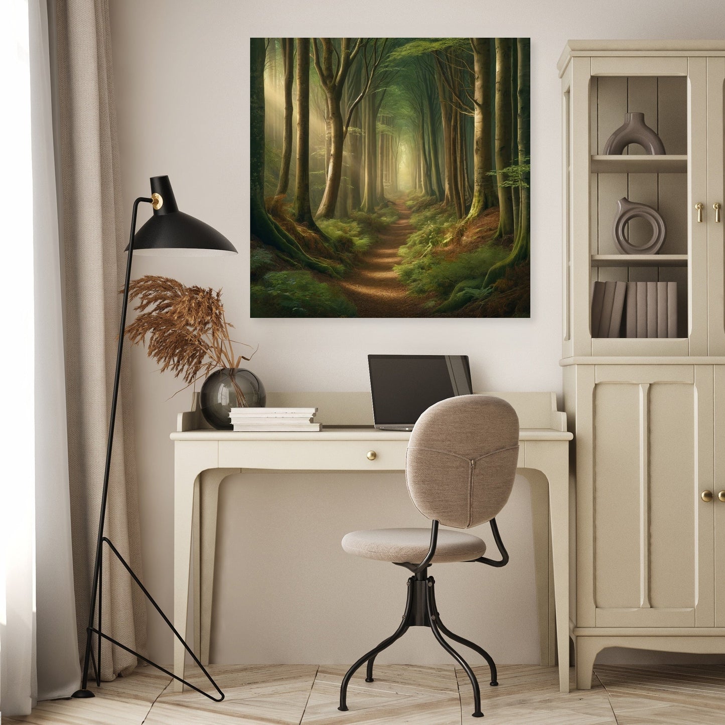 Ancient Forest Path Canvas