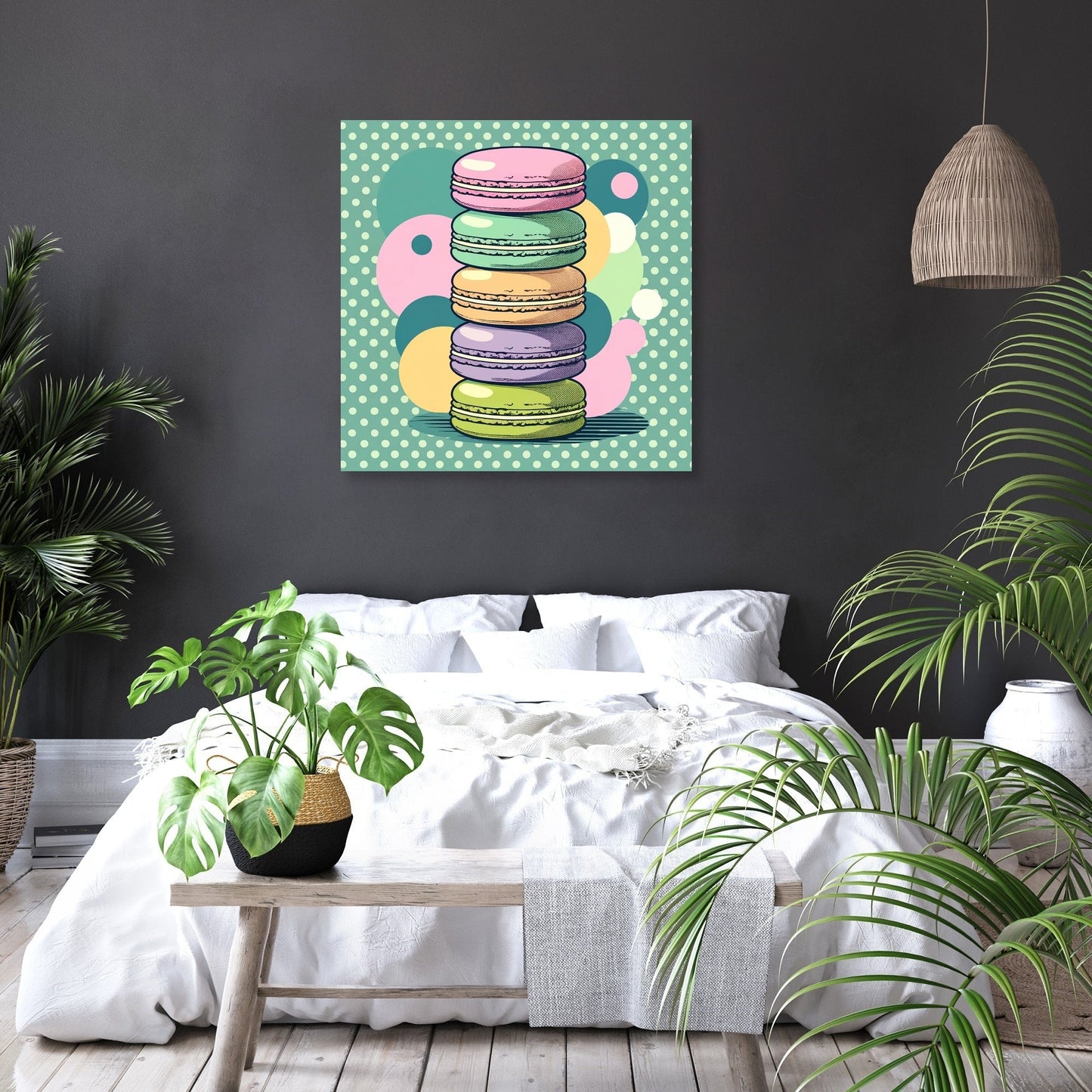 Sweet Macarons Canvas