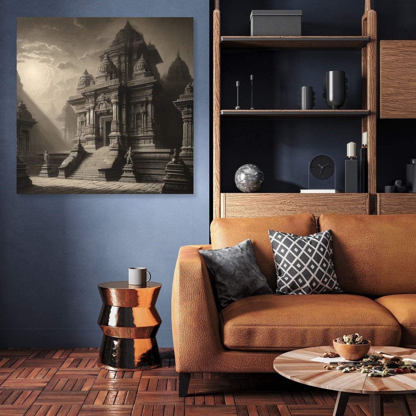 Dhakeshwari Temple Classic Elegance Canvas