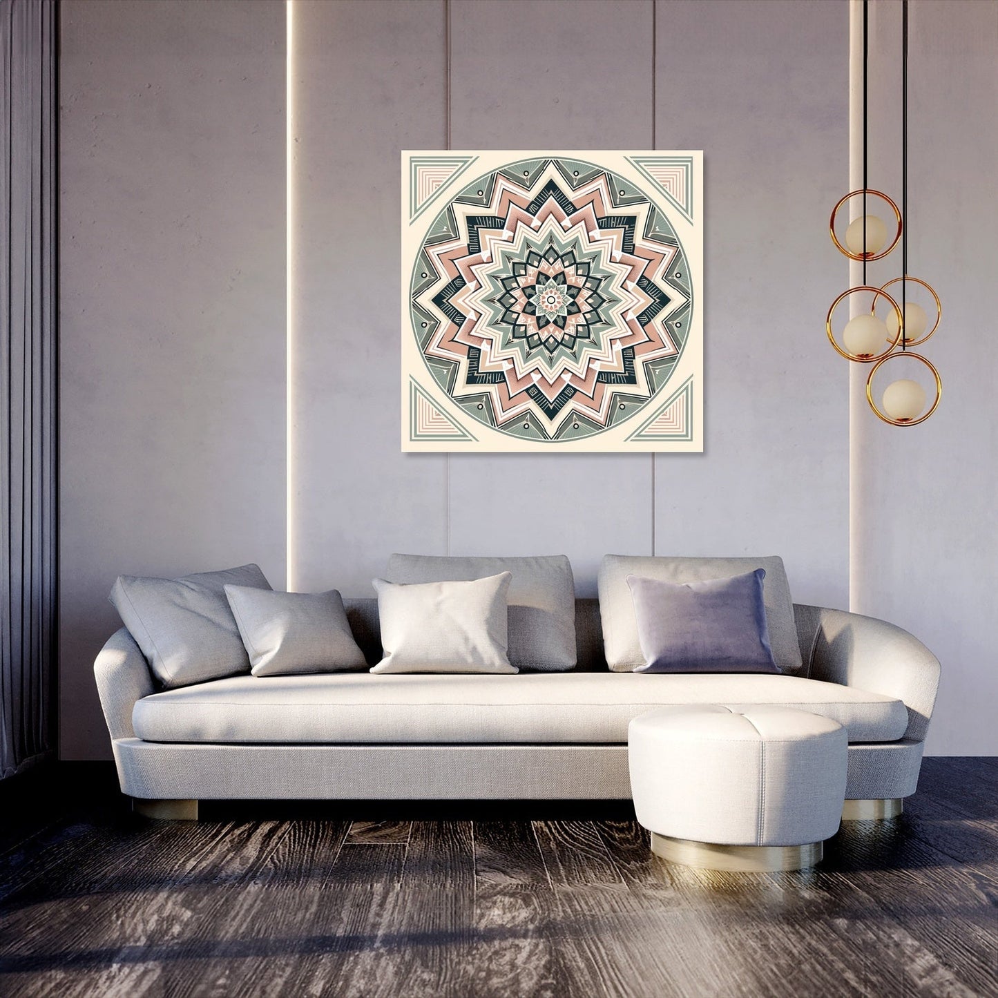 Starry Layers Canvas