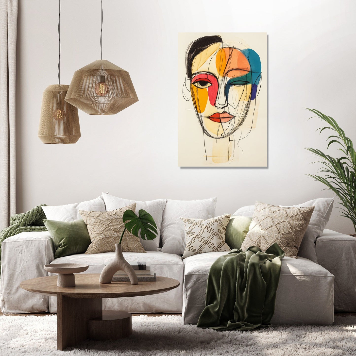 Curved Expressions Canvas
