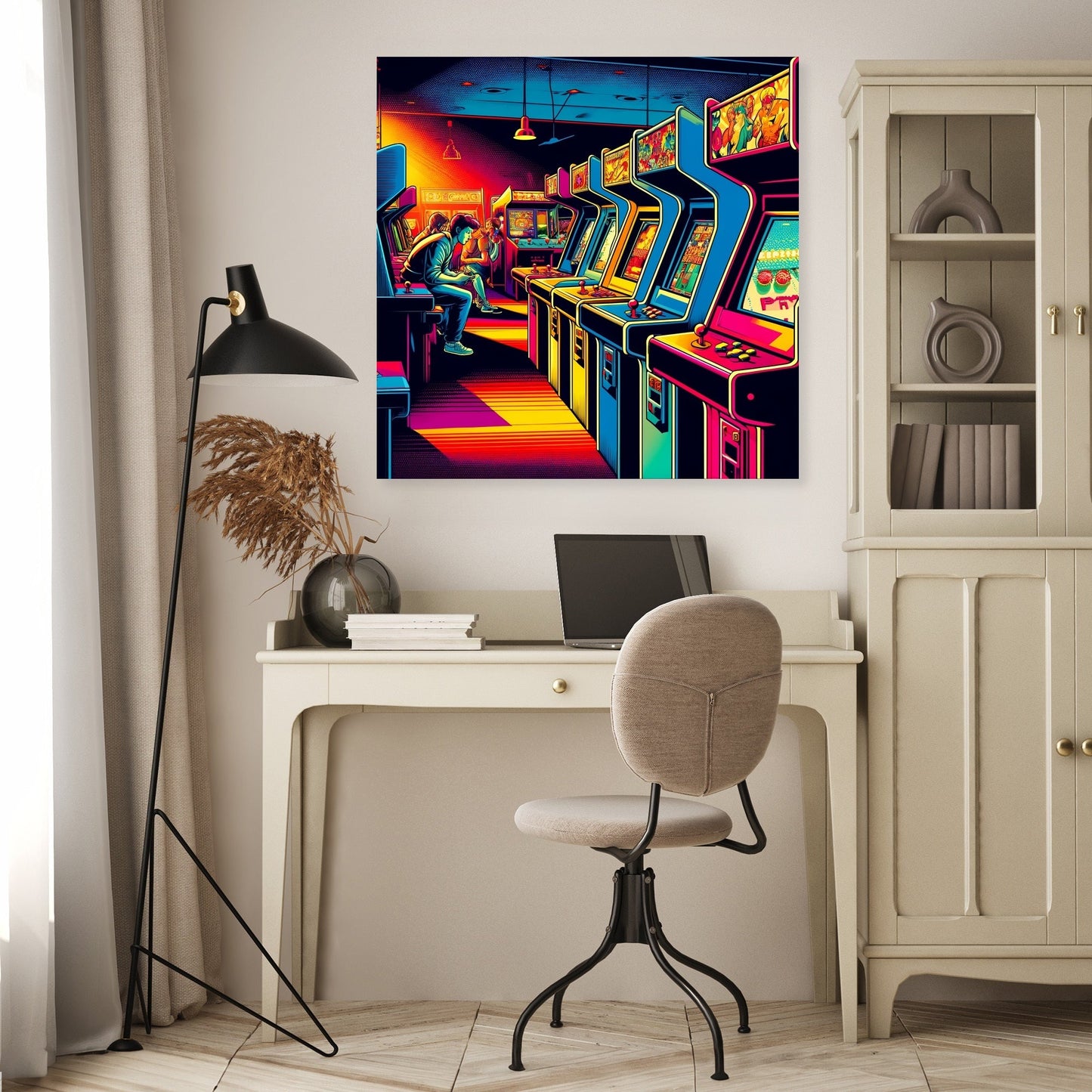 Arcade Retro Pop Canvas