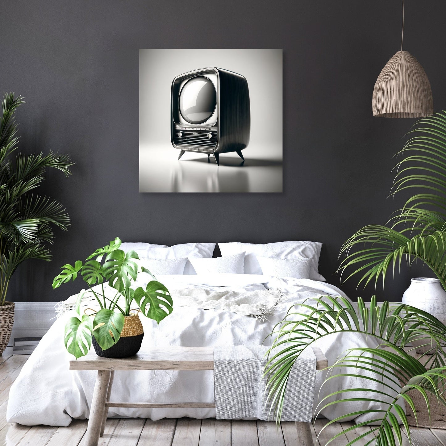 Classic TV Solitude Canvas