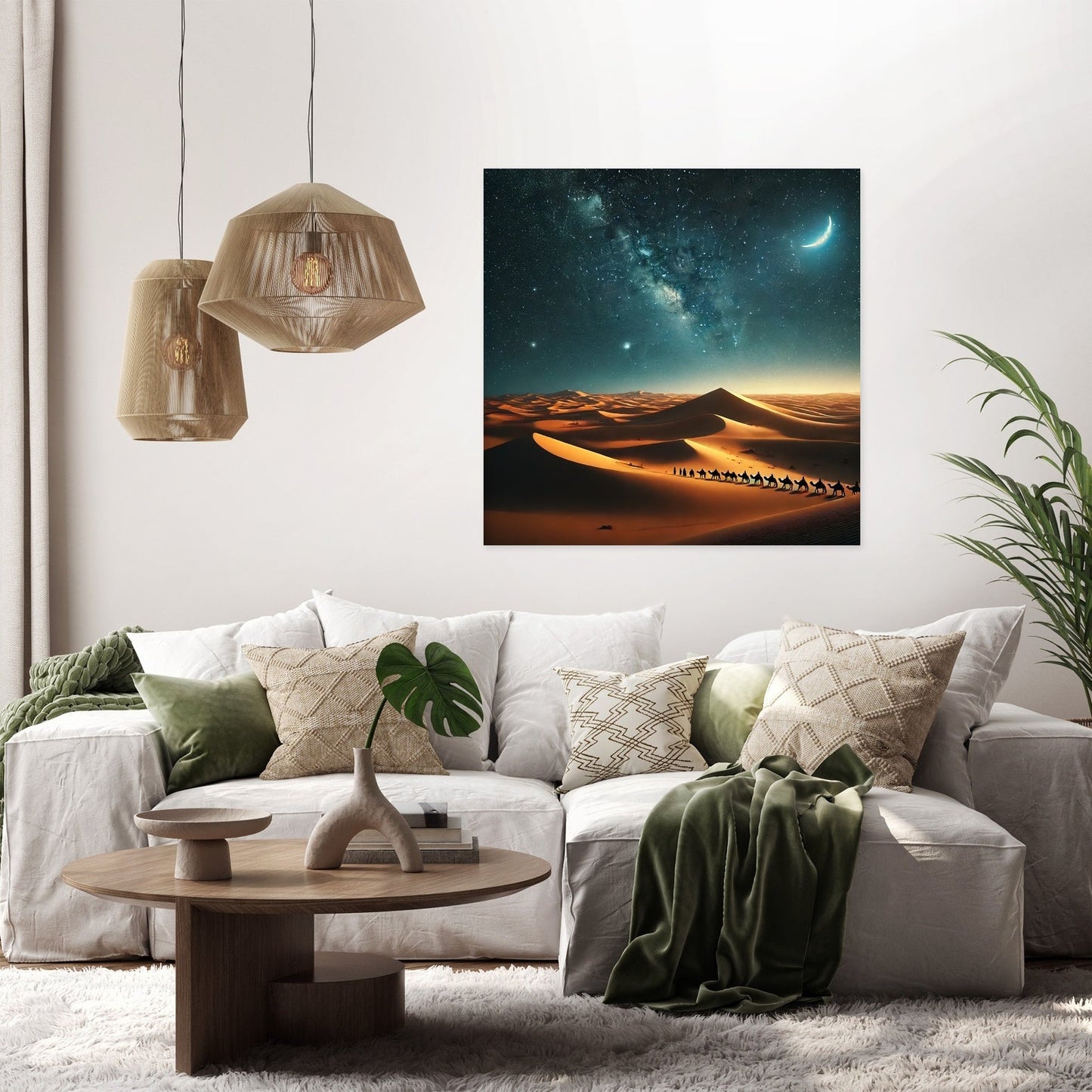 Sahara Nightscape Canvas