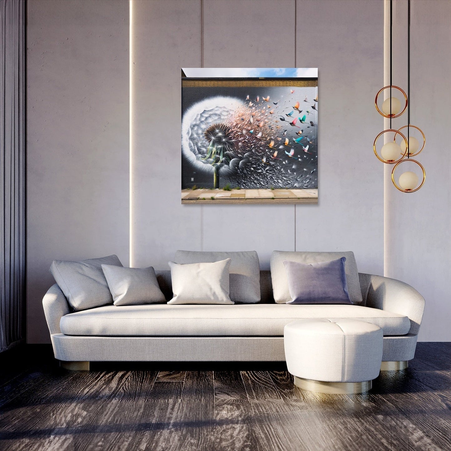 Dandelion Flight Canvas