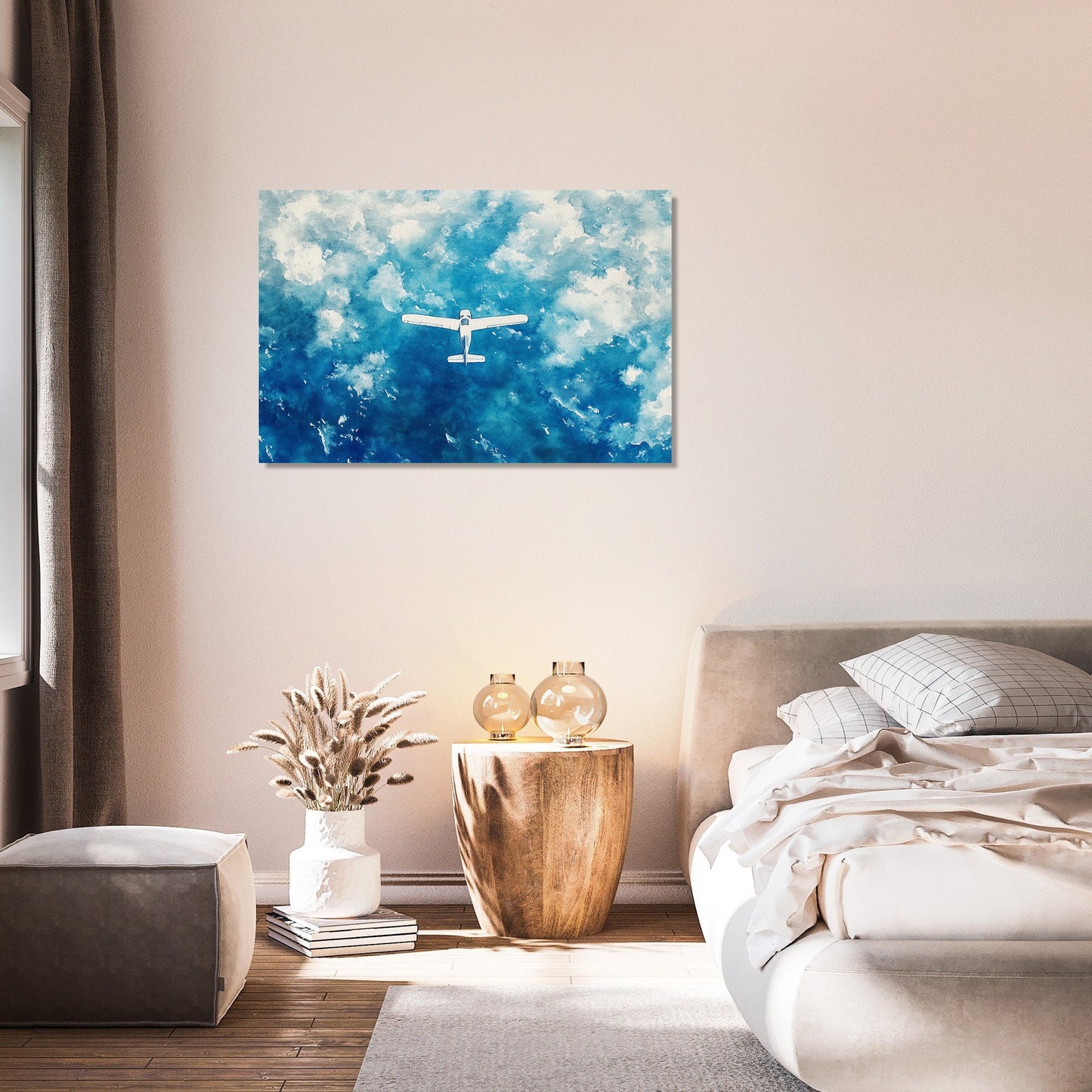 Aerial Sea Journey Canvas
