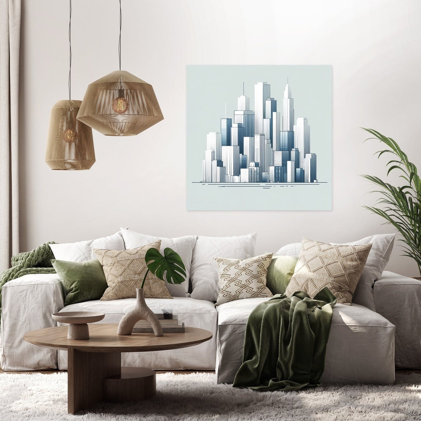 Skyline Symphony Canvas