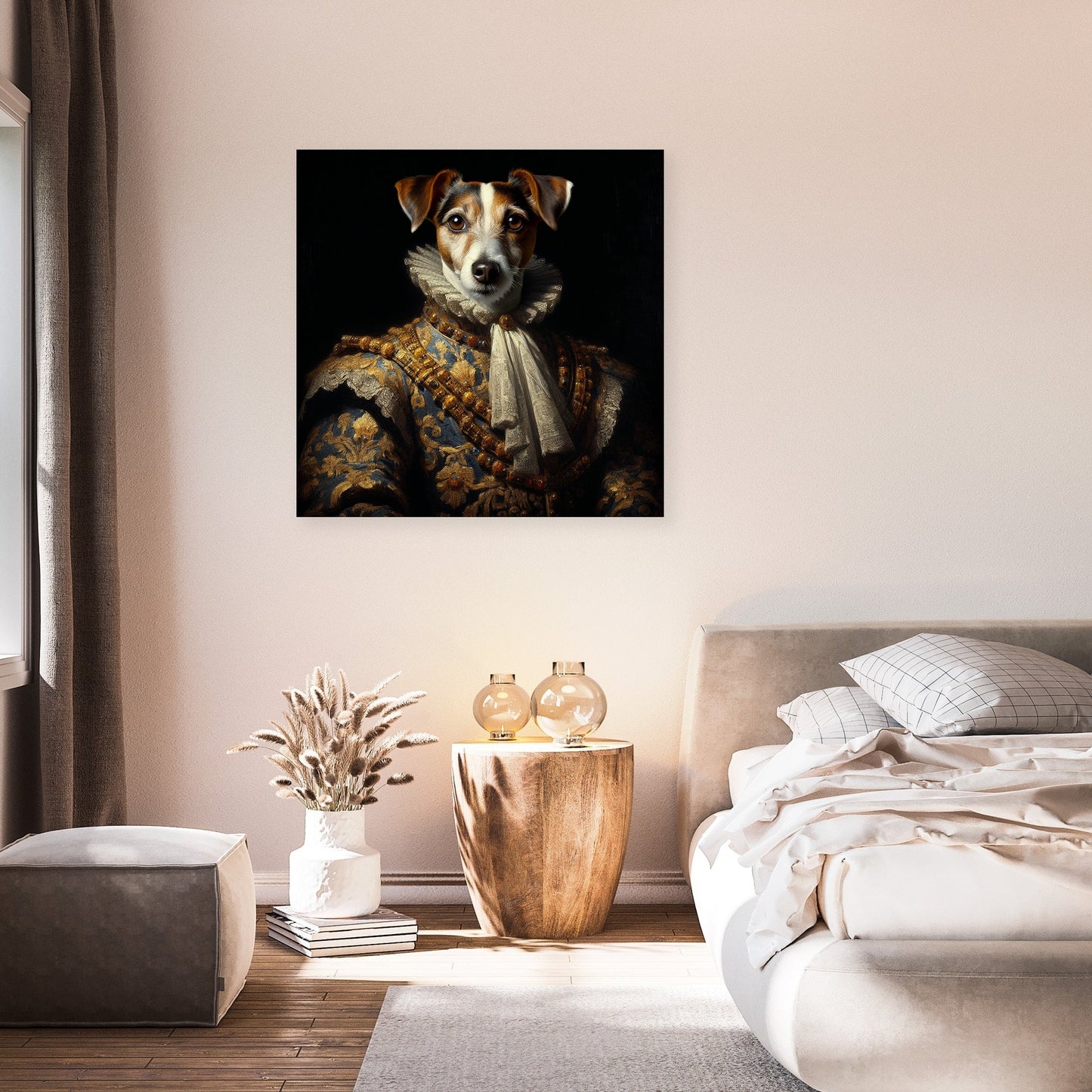 Regal Terrier Royalty Canvas